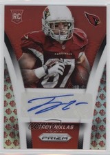 2014 Panini Prizm Rookie NFL Logo /25 Troy Niklas #AR-TN Auto RC Shield