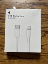 Genuine Apple USB-C to Lightning Cable 2m (white) A2441 MQGH2AM/A New/Open Box