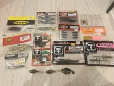 Bass Fishing Soft Bait Lure Lot Deps Keitech Reins Swimbait Worm Bundle