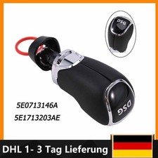 DSG Leder Schaltknauf Schaltknopf Schalthebel Für SKODA FABIA III 5E0713146A DHL