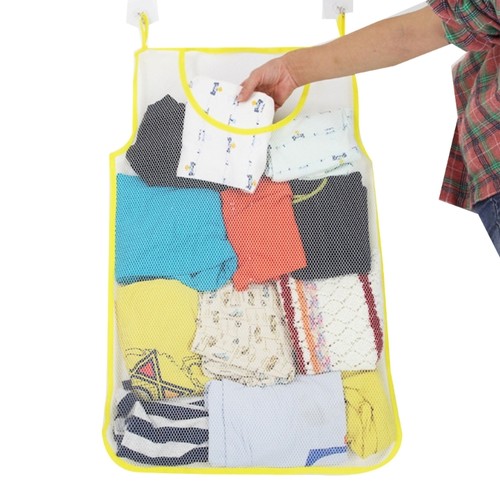Wall Mounted Laundry Basket Dirty Clothes Storage Bag Toy Home Laundry Hamper - Picture 10 of 14