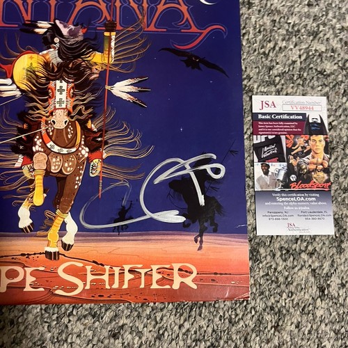 CARLOS SANTANA FIRMATO SHAPE SHIFTER VINILE DISCO LP RARO JSA COA - Foto 2 di 4