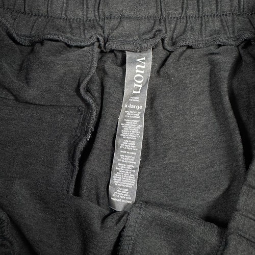 Vuori Pants Mens Size XL Black Drawstring Recycled Stretch Lounge - Picture 5 of 13