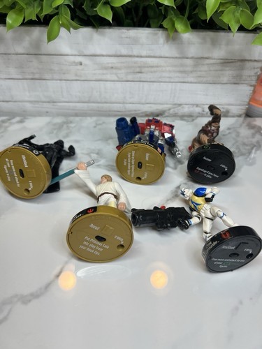 Star Wars Attacktix Battle Game Figure Loose Luke Skywalker And Other Figures - Imagen 5 de 5