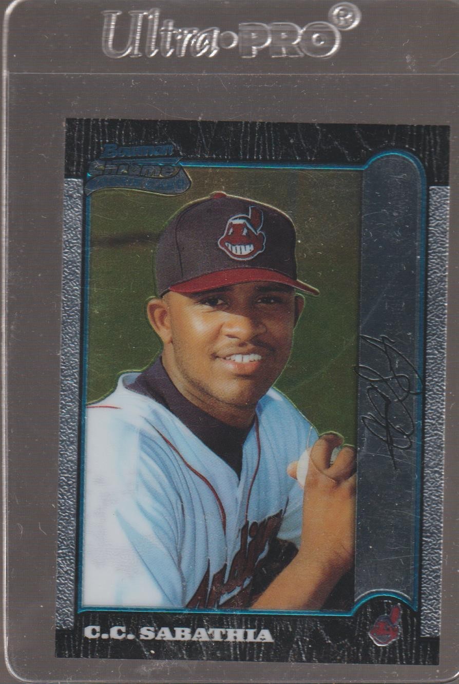 1999 CC Sabathia Bowman Chrome #344 Rookie Card RC