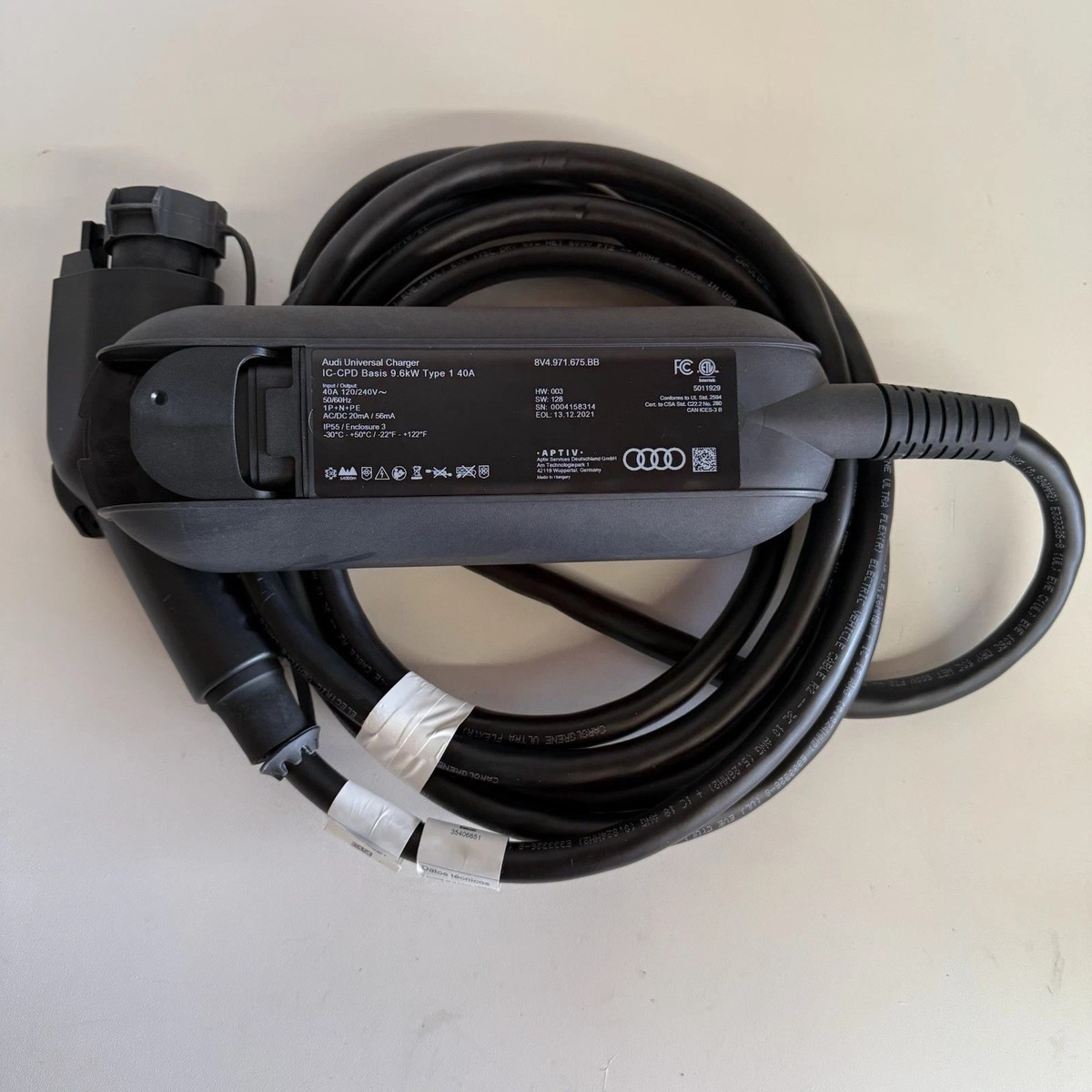 AUDI E-TRON OEM Level 2 Charger Kit EV Universal Charging (fast