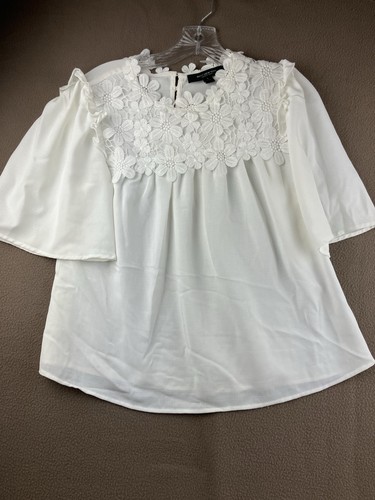 Lot Of 10 Women’s Tops Small H&M Malandrino Velvet Lace Floral Blouse Bundle - Picture 18 of 24