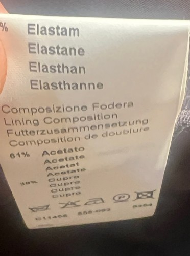 Peserico 8 /44 Freizeithose Lila Lavendel Stretchbund Glitzer Glitzerbesatz - Bild 16 von 18