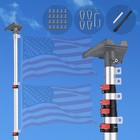 AplusChoice 25" Starlink Gen3 Telescopic Flagpole Mount Pole Adapter RV Camping