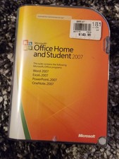 Microsoft Office Home and Business 2007 X12-09054-01 Suite Word Excel Powerpoint