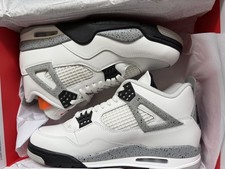 Air Jordan 4 Retro White Cement (2025) FV5029-100 Men's Size 10  Fast Ship!