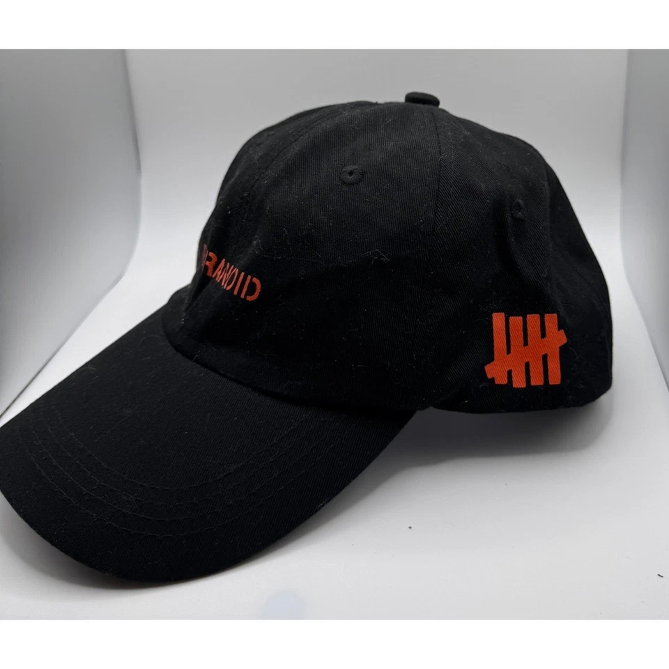 ASSC Anti Social Social Club x Undefeated Paranoid Black Hat Cap - Image 3 of 4
