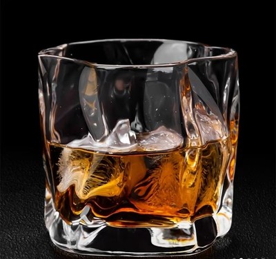 Set of 2 Whiskey Glasses  Bourbon Tequila Neat Rocks Vodka 200 ml