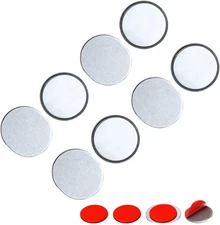 Mousike Magnetic Door Catch Ultra Thin Cabinet Magnets 4 Pack, Silvery white 