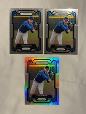 (3) 2024 Panini Prizm Cade Horton 3-Card Prospect Lot 1=Silver Prizm CHI Cubs