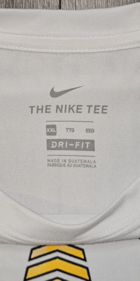 Camiseta Nike Dri Fit NFL Pittsburgh Steelers manga curta branca masculina tamanho 2XL - Imagem 3 de 4