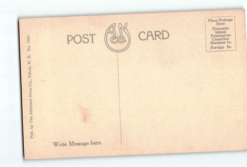 Alte Vintage Postkarte White Mts NH Crawford Kerbe vom Elefantenkopf - Bild 2 von 2