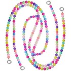 Etui na telefon komórkowy łańcuszek 2 szt. przenośne koraliki wielofunkcyjny kolorowy łańcuszek