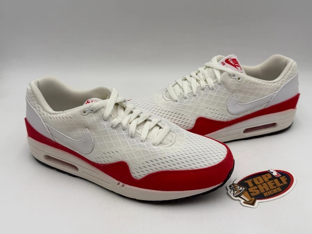 Nike Air Max 1 EM White University Red for Sale | Authenticity