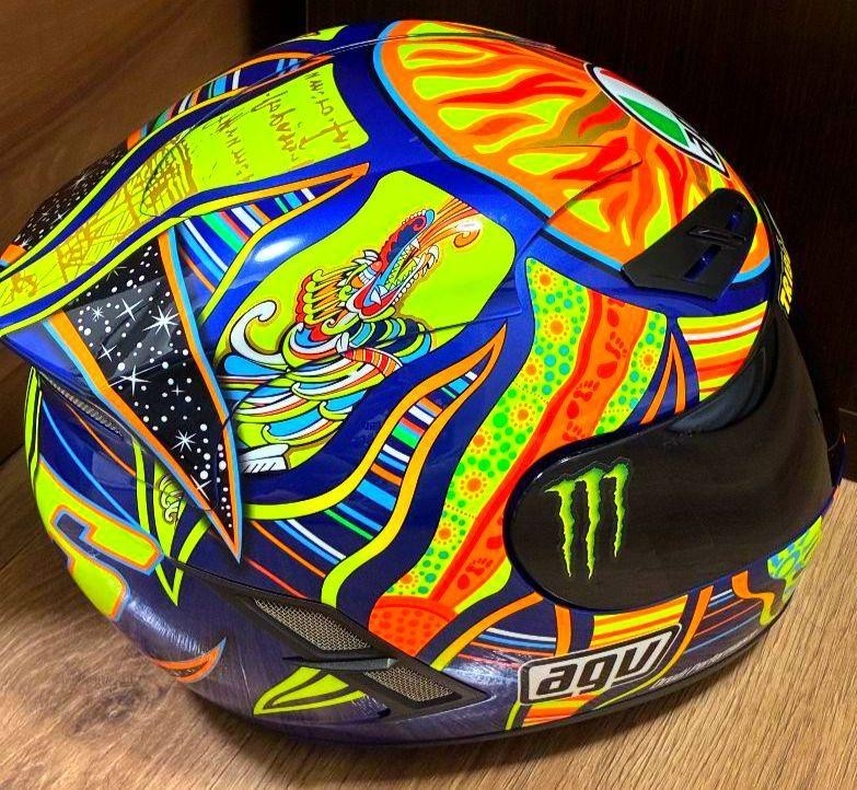 AGV AF-1 ファイブコンチネンツ Ｌ　ロッシモデル AGV AF-1 Valentino Rossi FIVE CONTINENTS Replica Full Face