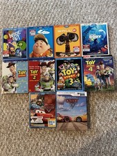 Lot Of 10 Disney Pixar Blu-ray Movies Toy Story Wall E Up Inside Out Cars Etc