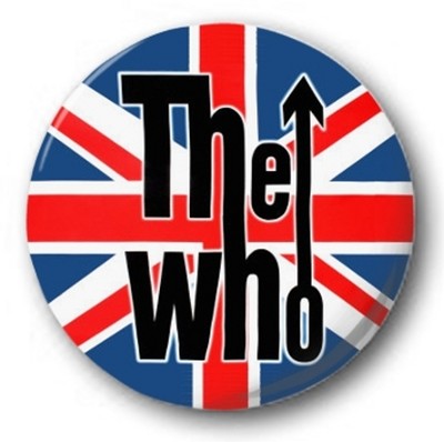 THE WHO LOGO - 1 inch / 25mm Button Badge - Moon Townsend