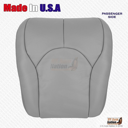 1998 1999 2000 Mercedes Benz SL500 SL600 Driver Bottom & Top Leather Cover Gray - Picture 2 of 5