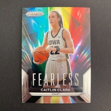 2024 Caitlin Clark Collection Prizm Fearless Insert Card #F1, Iowa Hawkeyes