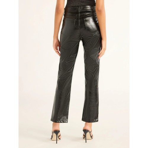 Pantalones cortos Sofia Jeans para mujer 14 Paloma ajustados rectos tiro alto, 26" entrepierna negros - Imagen 12 de 16
