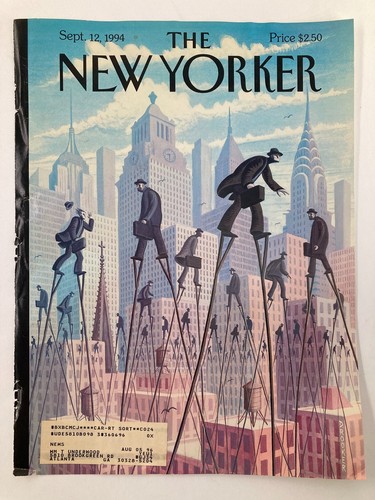COVER ONLY The New Yorker September 12 1994 Life at the Top by Eric Drooker - Afbeelding 2 van 4