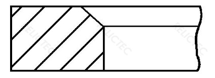 Kit de anillos de pistón BMW: E12,E9,E23,E3,E28,E24,5,7,2500 E3,2000 E9,6 11251256462 - Imagen 3 de 5