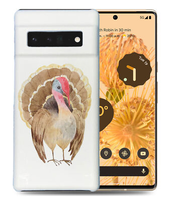 CASE COVER FOR GOOGLE PIXEL|WATERCOLOR THANKS GIVING TURKEY
