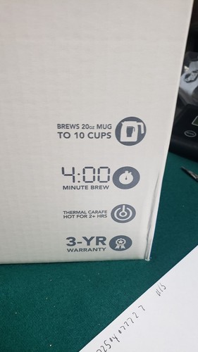 BUNN BTX-B 10 Cup Coffee Maker, 38200.0002, Black and Stainless, Coffee Brewer, - Picture 2 of 5