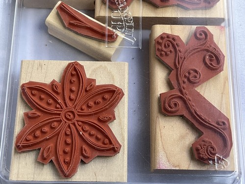 Stampin' Up! Rubber Stamps 2007 DOODLE THIS SKETCHED SWIRLS FLOWERS BORDERS Vine - Picture 5 of 6
