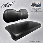 'KOZIP' OEM CLUB CAR PRECEDENT GOLF CART FRONT SEAT/BACKREST CUSHION SET (BLACK)
