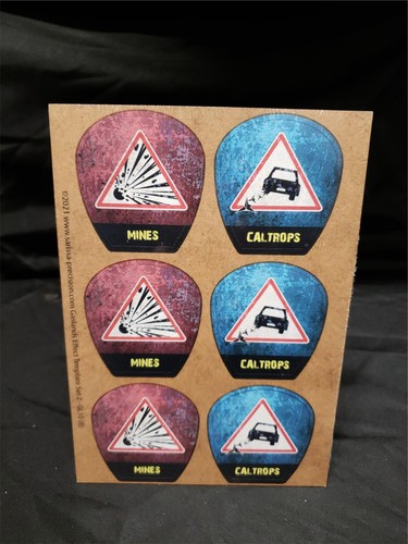 Sarissa Precision LTD. - Juego de plantillas efecto Gaslands 2 - GL10 - Imagen 1 de 2