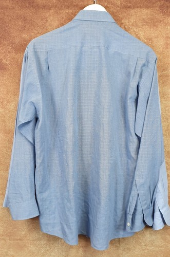 2x M&S Mens Shirts 1 St Michael's Vintage Cotton Both Blue Size 16 / 41 - Picture 7 of 13