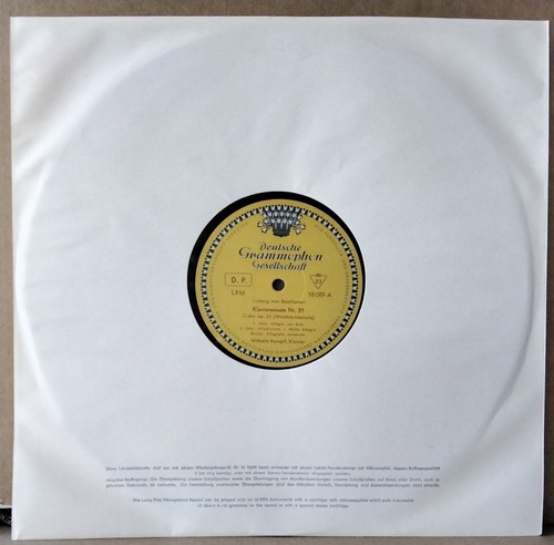 DGG 18089 LPM GERMANY BEETHOVEN - KLAVIERSONATE NR. 21 & 22 KEMPFF 1961 - Picture 3 of 4