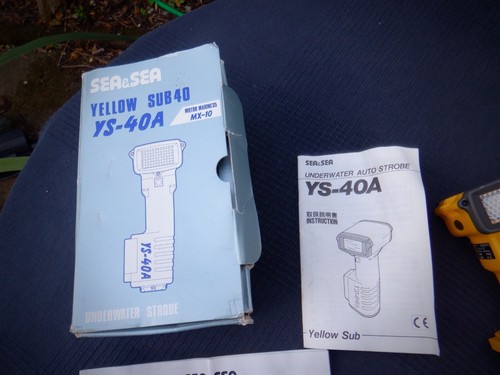 Sea & Sea Yellow Sub 40 YS-40A Unterwasser Strobe ungetestet aus Haushaltsauflösung - Bild 2 von 13