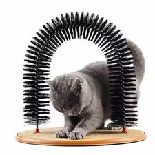 Self-Grooming Cat Arch   2-in-1 Massage  Scratching Toy for Happy, Healthy Cats