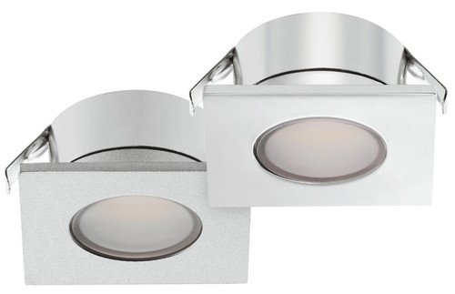 Loox LED 2023 Stylish Downlight 12V, 30mm x 30mm, Chome / Silver Finish, IP44 A+ - Picture 3 of 6
