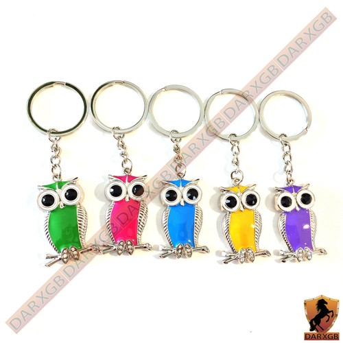Nuevo Bonito Búho Encantador Panda Fútbol Llavero Bolso Cartera Coche Llavero Colgante Regalo - Imagen 10 de 29