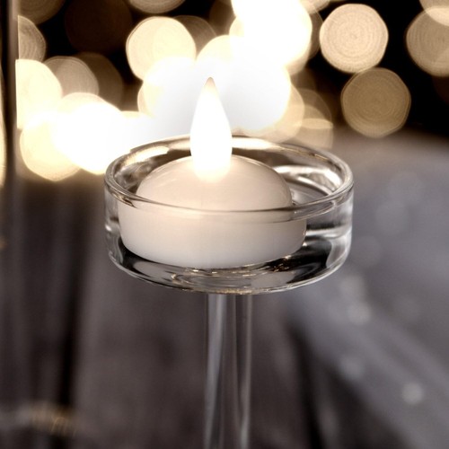 Flameless Floating Candles - Waterproof Tea Lights for Wedding Party Decoration - Picture 7 of 11