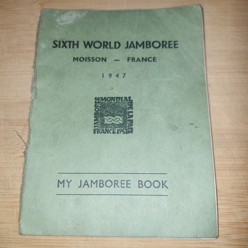 UK Scouting 6th World Scout Jamboree 1947 Moisson My Jamboree Booklet