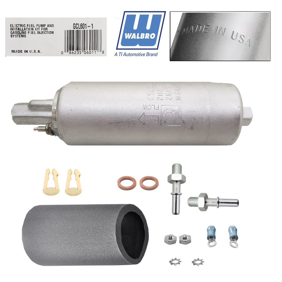 Genuine Walbro/TI Electric Fuel Pump GCL601 (GSL393 - KIT 400897) 190LPH - Image 2 of 4