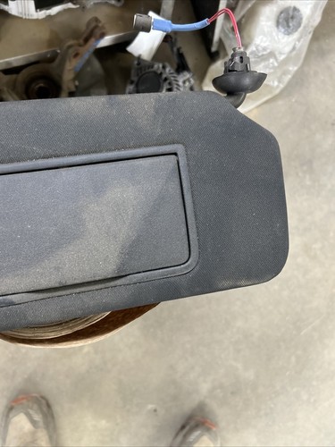 2013 2014 2015 2016 2017 Honda Accord Passenger Right Sun Visor Black Cloth OEM - Picture 3 of 5