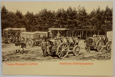 3839 Postcard Military Training Area Zeithain Electric Scheibenzuganlage To 1912