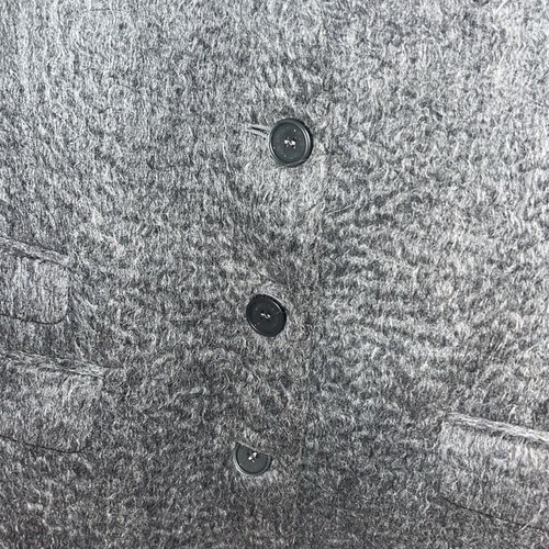 Neil Barrett Trench Coat Masculine Fit Gray Size 38 Wool Alpaca Mohair - Picture 8 of 12