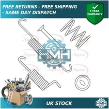 Fits Subaru + Other Models Handbrake Brake Shoes Fitting Kit Rear Poppy