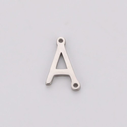 20 piezas Dijes de letras lindas para pulseras Conector de dijes al por mayor para joyería - Imagen 10 de 51